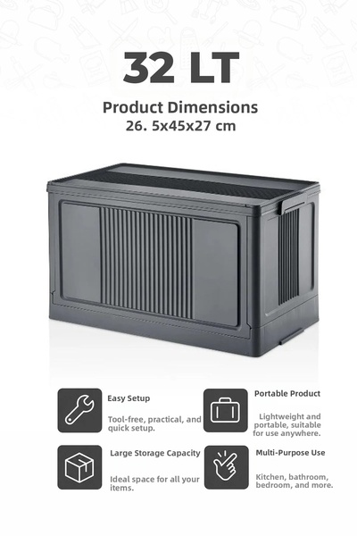 NESS HOME Single Layer Expandable Foldable Multi-Purpose Clothing Storage Box...