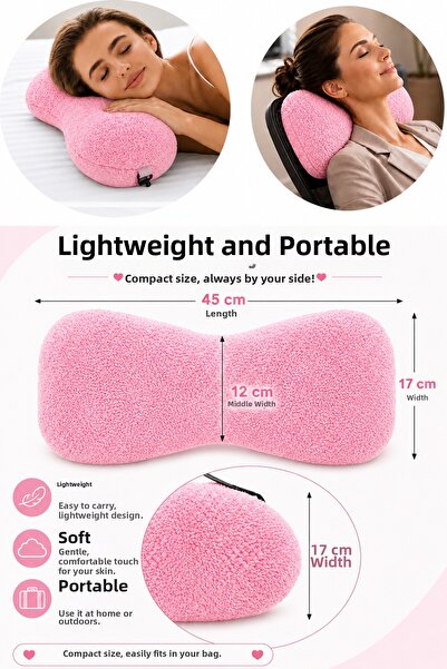 KAŞIKBEY Fıstık Yasık 1St Quality Travel Neck Pillow with Neck Support, Ortho...