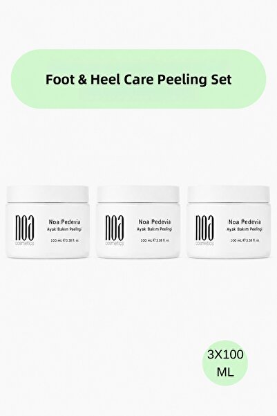noa cosmetics مجموعة كريمات تشققات القدمين والكعبين، للعناية بالقدمين، لرائحة...
