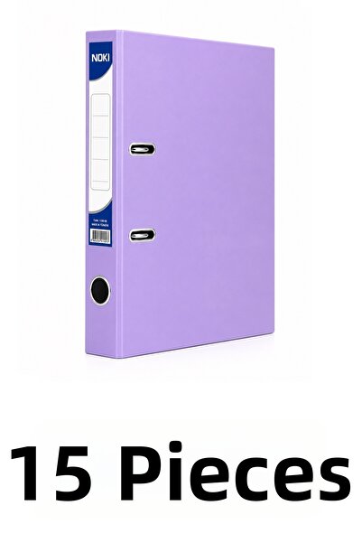 Noki 15 Pieces Narrow Plastic Folder A4 Folder