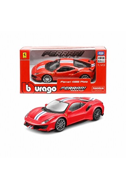 BBURAGO Burago 1/43 Ölçek Ferrari 488 PISTA FERRARİ Model Araba