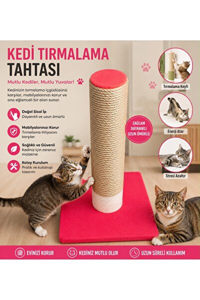 ARSPOLO KEDİ TIRMALAMA TAHTASI 60 CM