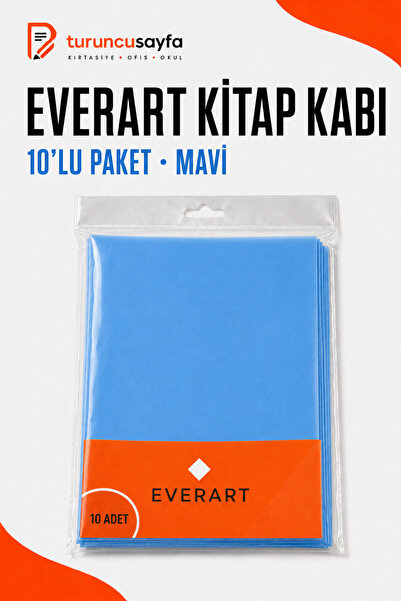 everart Mavi Kitap Kabı 10’lu Paket