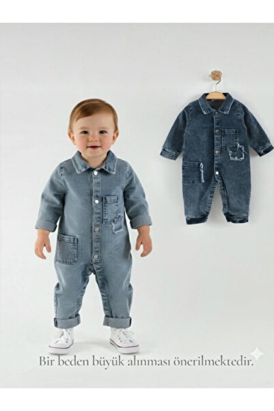 Primula Studio Necixs Belgrad Bebek Kot Tulum Açık Mavi - %100 Pamuklu Denim ...