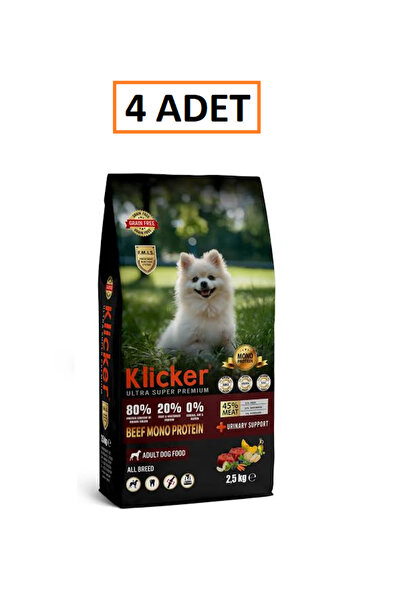 klicker ULTRA SUPER PREMIUM TAHILSIZ MONO PROTEİN YETİŞKİN KÖPEK MAMASI BİFTE...