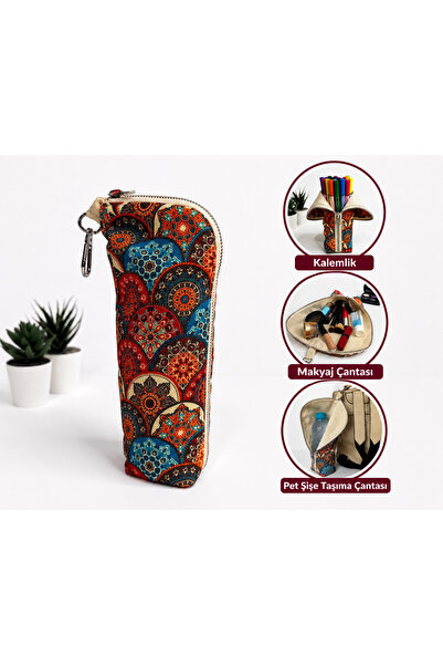 AKSESUARSEPETİ Handmade Pen Holder, Pen Case, Pet Bottle Carrying Bag, Makeup...