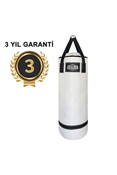 Excalibur Polystar Boks Kum Torbası 90 x 30 cm Beyaz