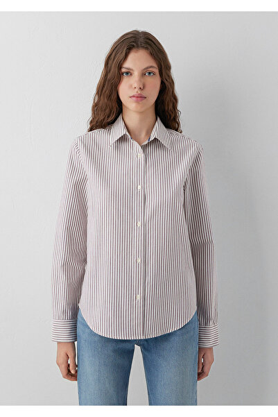 Mavi Çizgili Gömlek Regular Fit / Normal Kesim 1211584-87982