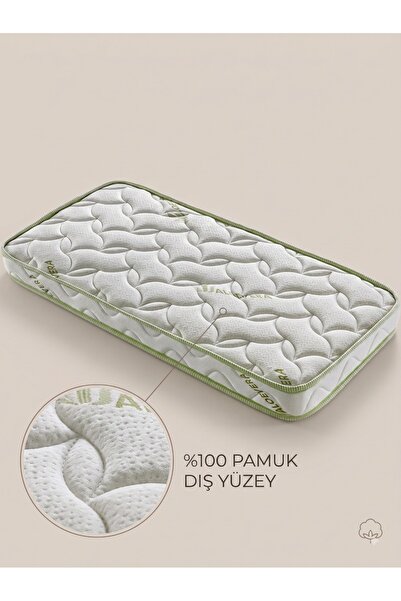 PİAR HOME 10 Cm Aloevera 50x90 Bebek ve Çocuk Yatak Park Yatak Beşik Yatak An...