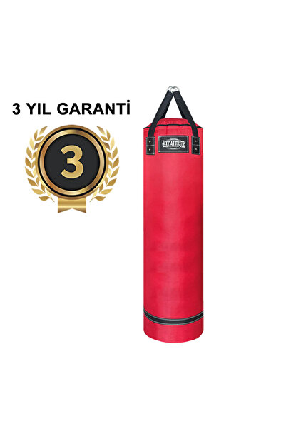 Excalibur Polystar Boks Kum Torbası 135 x 35 cm Kırmızı