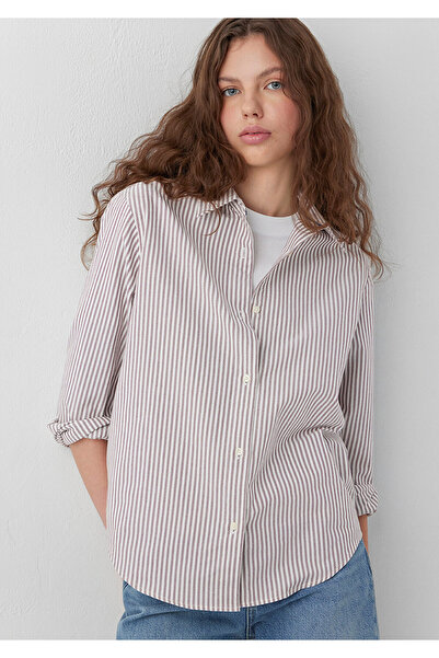 Mavi Çizgili Gömlek Regular Fit / Normal Kesim 1211584-87982