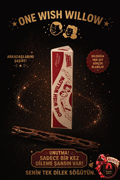 RKO One Wish Willow Dilek Çubuğu - Tek Dilek Hakkı | Eğlenceli Hediyelik Sevg...
