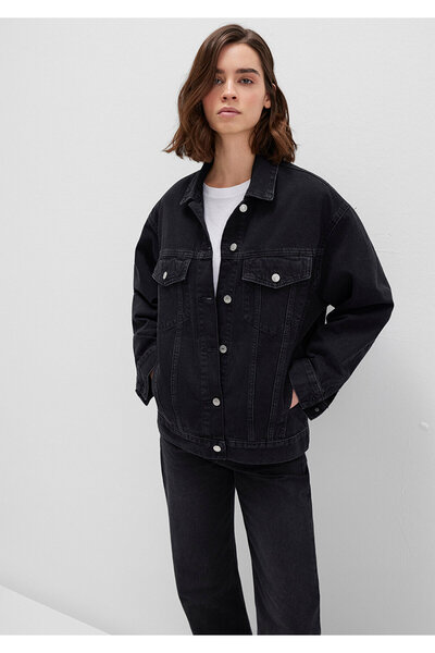 Mavi Lainey 90Lar Anthracite Jean Jacket 1110177-90547