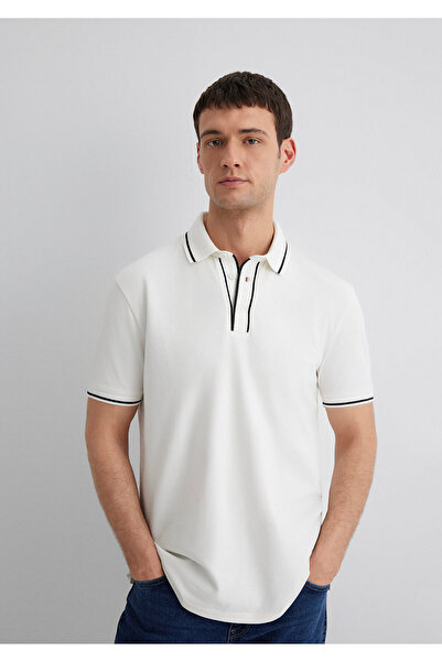 Mavi Men's Ecru M0612648-70057 T-Shirt