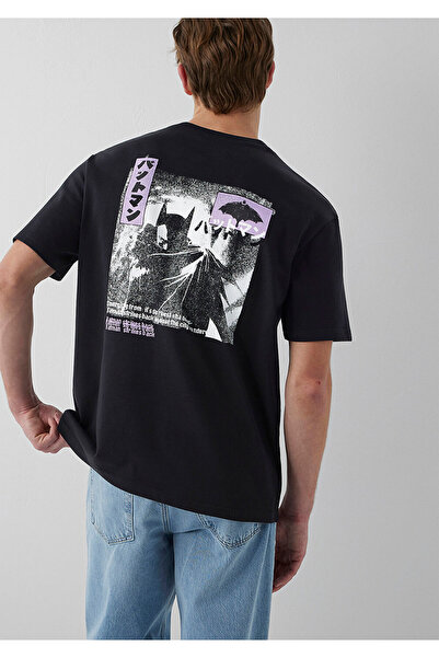 Mavi Batman Printed Black T-Shirt Relaxed Fit / Relaxed Fit 0612920-900