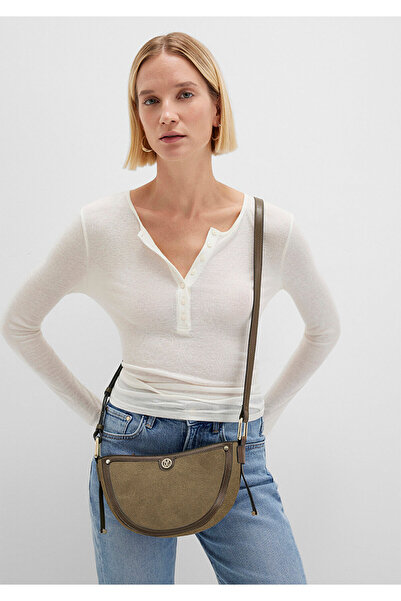 Mavi Geantă crossbody din piele artificială kaki 1913385-82048
