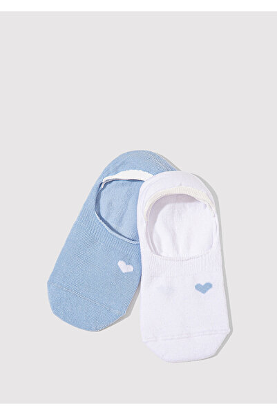 Mavi 2 Pack Heart Detailed Ballerina Socks 1913553-70775