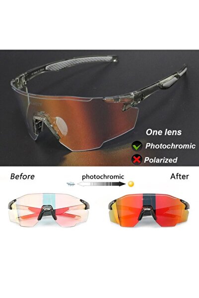 Choice O6 New Photochromic Polarized Cycling Glasses Men Women Bike Glasses U...