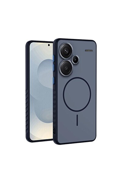 Zebana Xiaomi Redmi Note 13 Pro Plus 5G Uyumlu Kılıf Mono M-Safe Silikon Kılı...