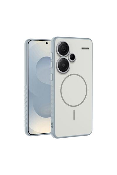 Zebana Xiaomi Redmi Note 13 Pro Plus 5G Uyumlu Kılıf Mono M-Safe Silikon Kılı...