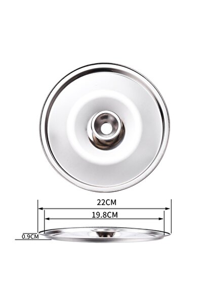 choice2 22cm New 10-24cm Round Pot Lid Thicken Stainless Steel Saucepan Cover...