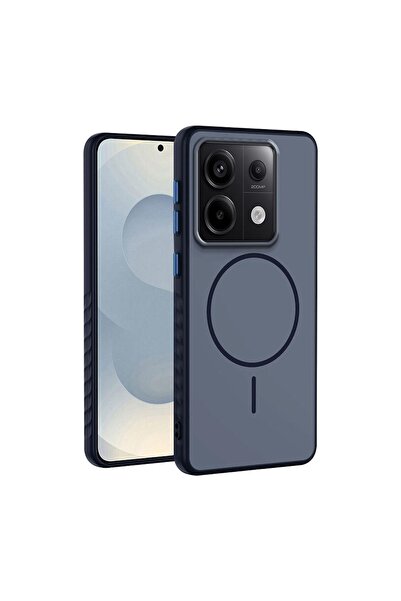 Zebana Xiaomi Redmi Note 13 Pro 5G Uyumlu Kılıf Mono M-Safe Silikon Kılıf Lac...