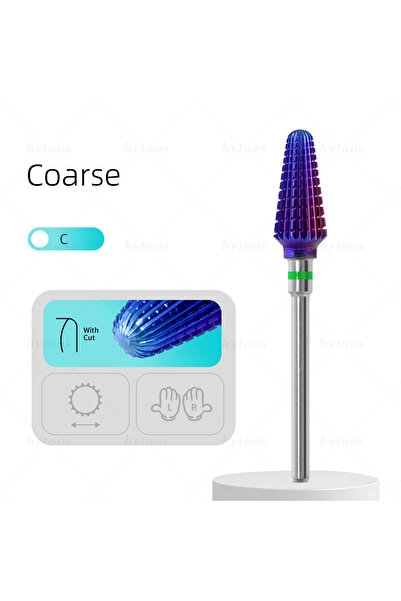 Choice Coarse - C HYTOOS Pro Carbide Nail Drill Bits for Electric File Machin...