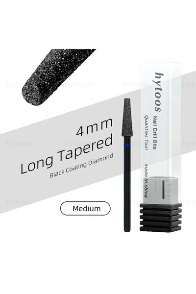 Choice29 0413D-M HYTOOS Black Diamond Nail Drill Bits Pro Russian Cuticle Cle...