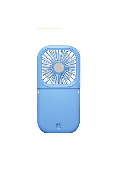 choice2 Blue Handheld Small Fan, Outdoor Mini Folding Fan, USB Charging Porta...