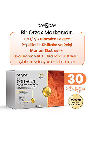 DAY2DAY Collagen Mushroom Glow 30 Saşe