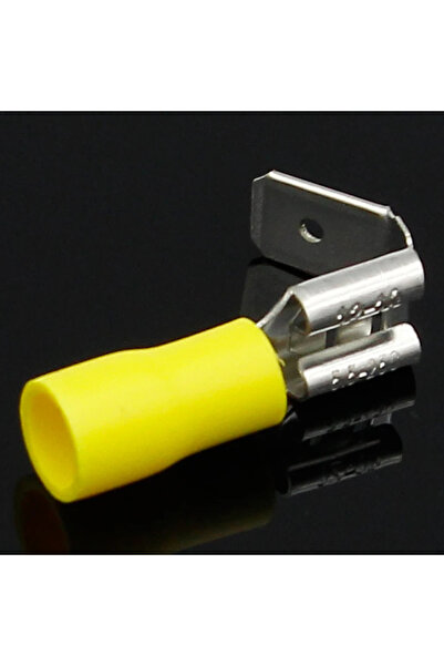 Choice 20pcs 20pcs Yellow 6.3mm Crimping Connectors Piggyback Female Spade Co...