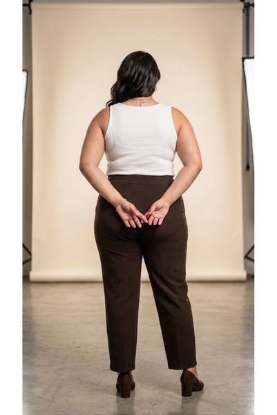 QYA Clothing PANTALONI DIN OTEL TRICOTAT PENTRU FEMEI, MĂRIME MARE, ULTRA ELASTICI (MĂRIMEA PENTRU MANEQUIN XXL, DIMENSIUNI MANEQUIN 75 KG, ÎNĂLȚIME 160 CM)