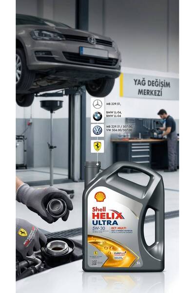 SHELL Helix Ultra 5W/30 Ect Multi 5 Litre Volkswagen Onaylı DPF (PARTİKÜLLÜ) ...