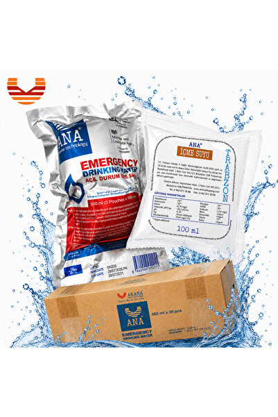 AKANA Ana Acil Durum Içme Suyu 20 Adet X 500ml