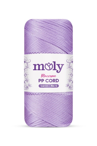 Moly 1.40 mm Sfoară de macrame Moly (130 Lila)