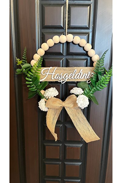 H2 Design El yapımı kasımpatılı kapı süsü küçük boy 24 cm *Yenilendi*