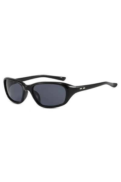 Choice1 as shown black gray Y2K Retro Sport Sunglasses for Women Men Brown Le...