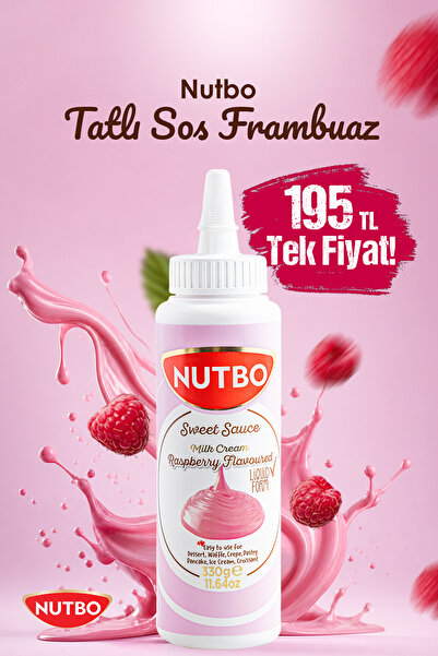 NUTBO Tatlı Sos Frambuaz Aromalı Waffle& Krep&Pankek&Churros& San Sebastian& ...