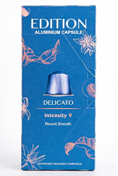 EDITION Delicateto Aluminum Coffee Capsules, Intensity Level 9 (Balanced and ...