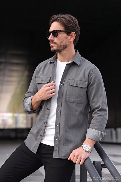 Buratti Pamuklu Çift Cepli Regular Fit Gömlek Erkek GÖMLEK CF25W128858