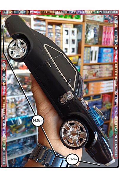 OYUNCAKSAHİLİ Dodge Challenger MP3 Usb Flash Okuyucu Hoparlör 26.5 cm Fast An...