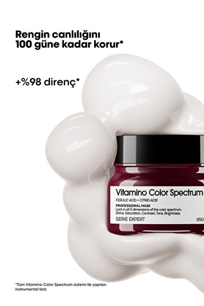 L'oreal Professionnel Serie Expert Vitamino Color Spectrum Boyalı Saçlar İçin Güçlendirici Maske 250 ml