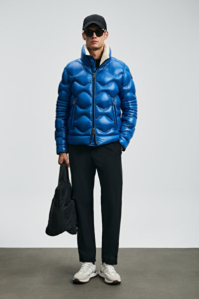 Lufian Roy Goose down Men's Coat Cobalt Blue