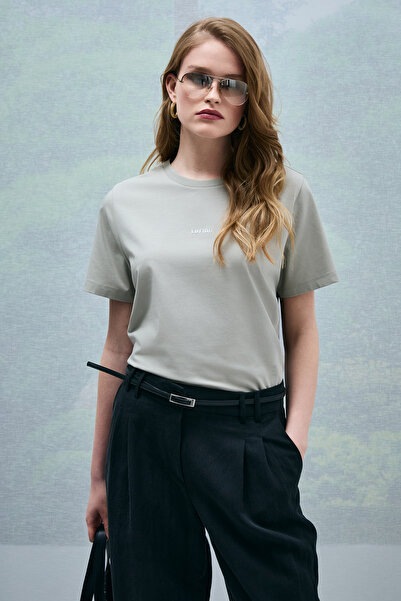 Lufian Dıdo Women's T-Shirt Mint Green
