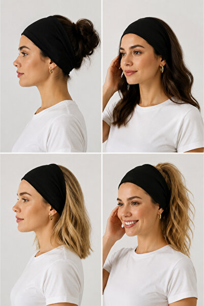 mirach Pack of 2 Wide Bonnet Bandana Hair Bandana Bonnet Hijab Sports Combed ...