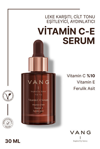 VANG Leke Karşıtı & Aydınlatıcı C Vitamini Serumu | E Vitamini & Ferulic Asit...