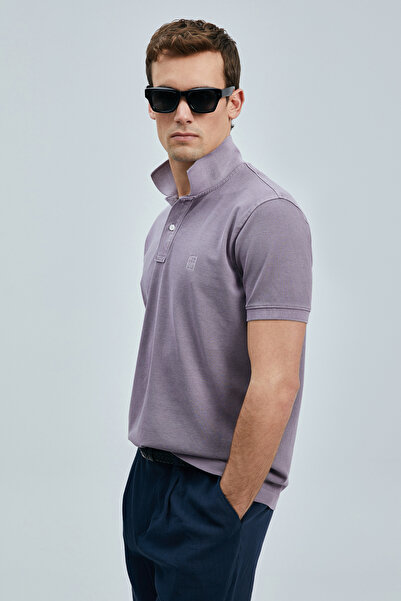 Lufian Vernon Smart Men's Polo T-Shirt Purple