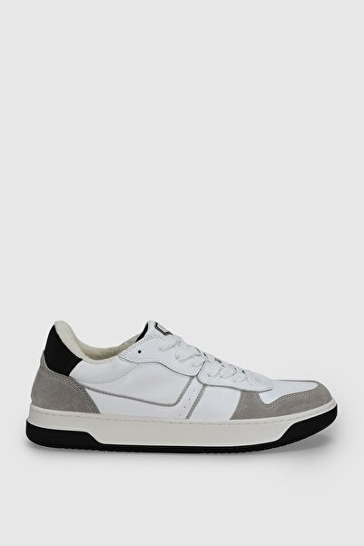 Lufian Jack Men's Leather Sneaker Shoes White