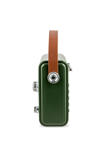 Electromures Radio retro cu difuzor Bluetooth Electromures EM 1005, 5V, 1500 mAh, Autonomie 6 h, Verde