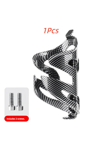 Choice 1 Pcs Carbon Fiber Texture Bike Bottle Cage | High-Strength PC Plastic...